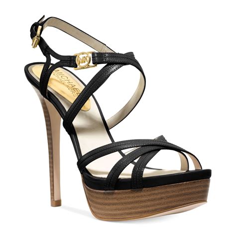 michael kors black sandals|michael kors black sandals sale.